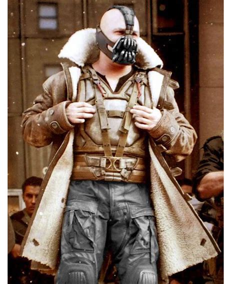 bane jacket dark knight replica|tom hardy shearling jacket.